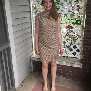 Striped Body Con Dress